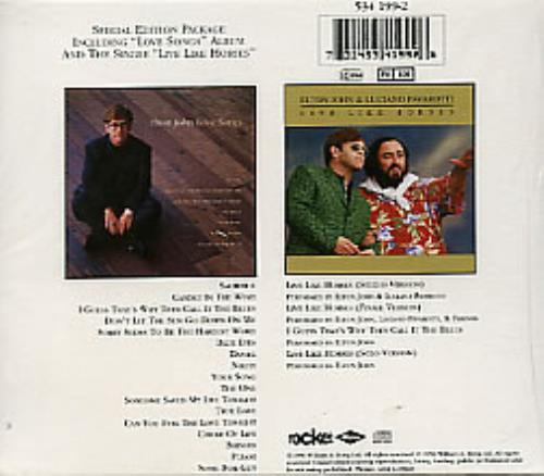 Elton John Love Songs - Special Edition Package German 2 CD